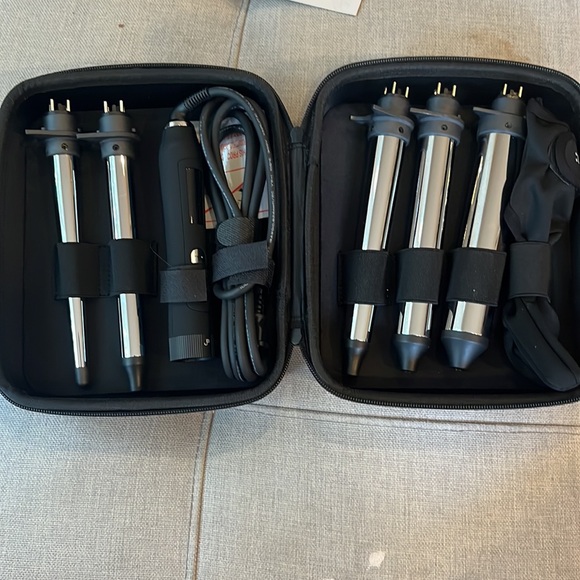 amika: the chameleon 5 barrel interchangeable curling kit, brand new in box - Picture 3 of 5